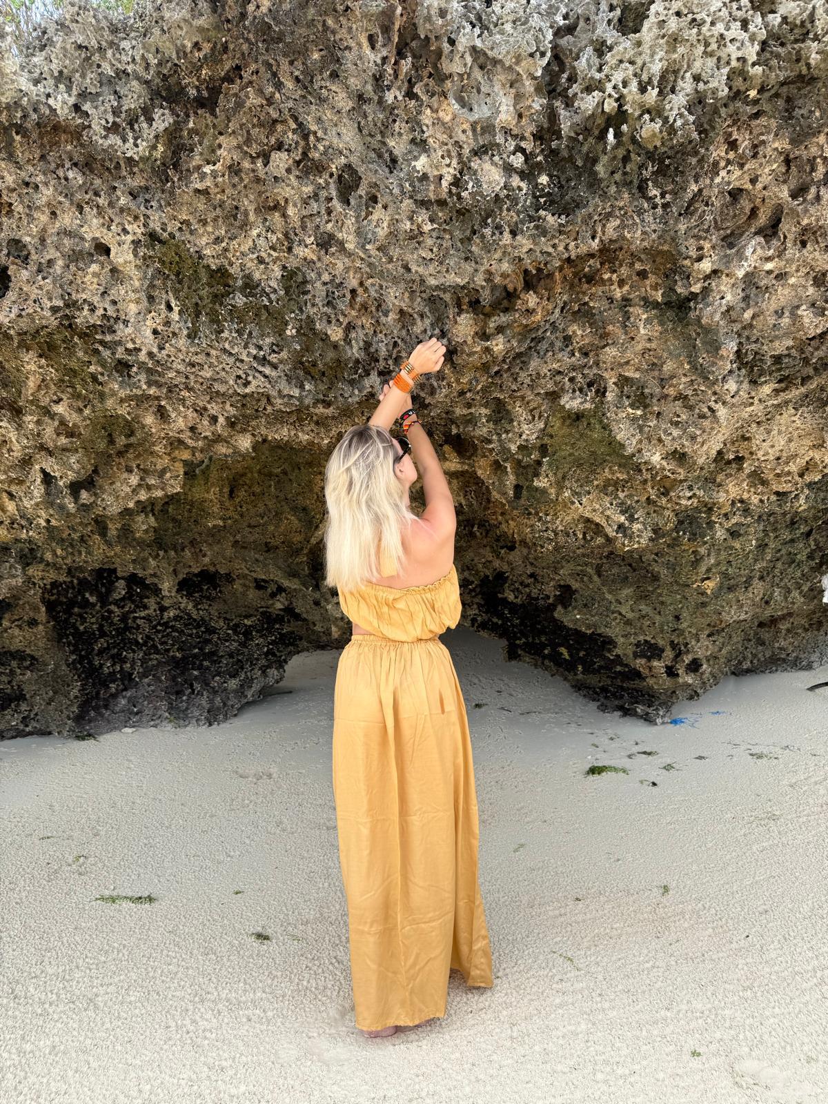 Half Top & Skirt Almond