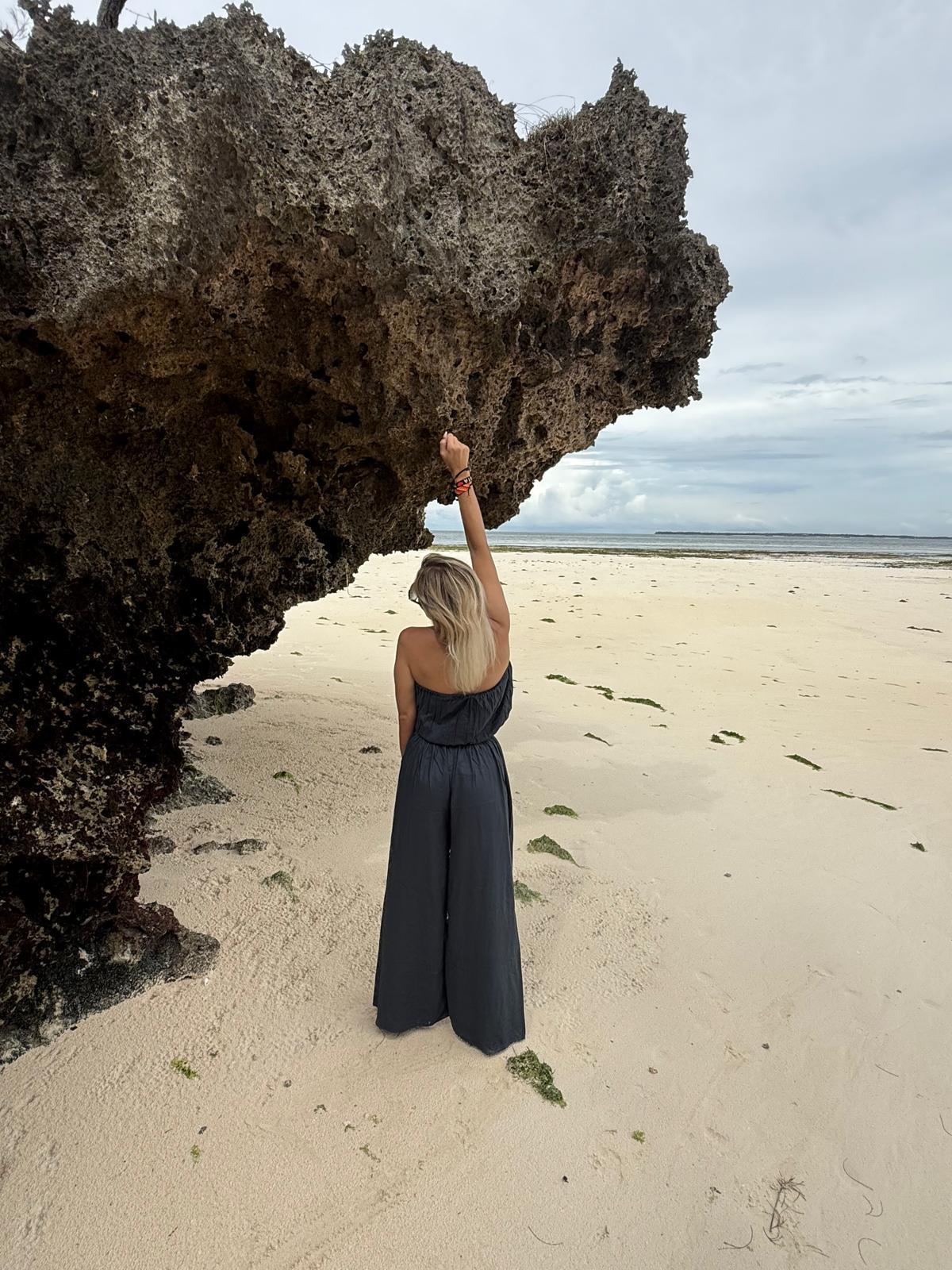 Half Top & Pants Ash