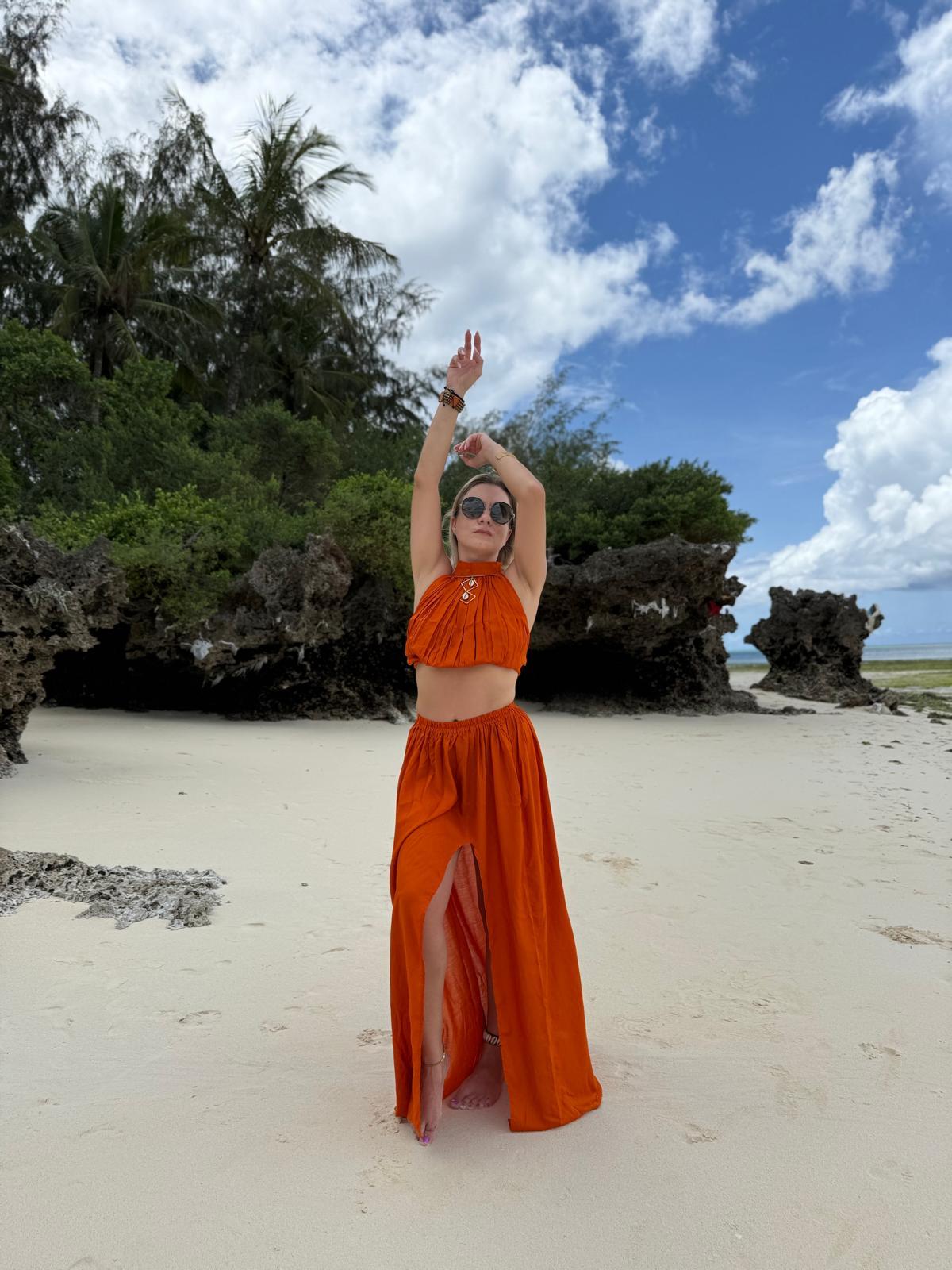 Pulneck Top & Skirt Bungurdy