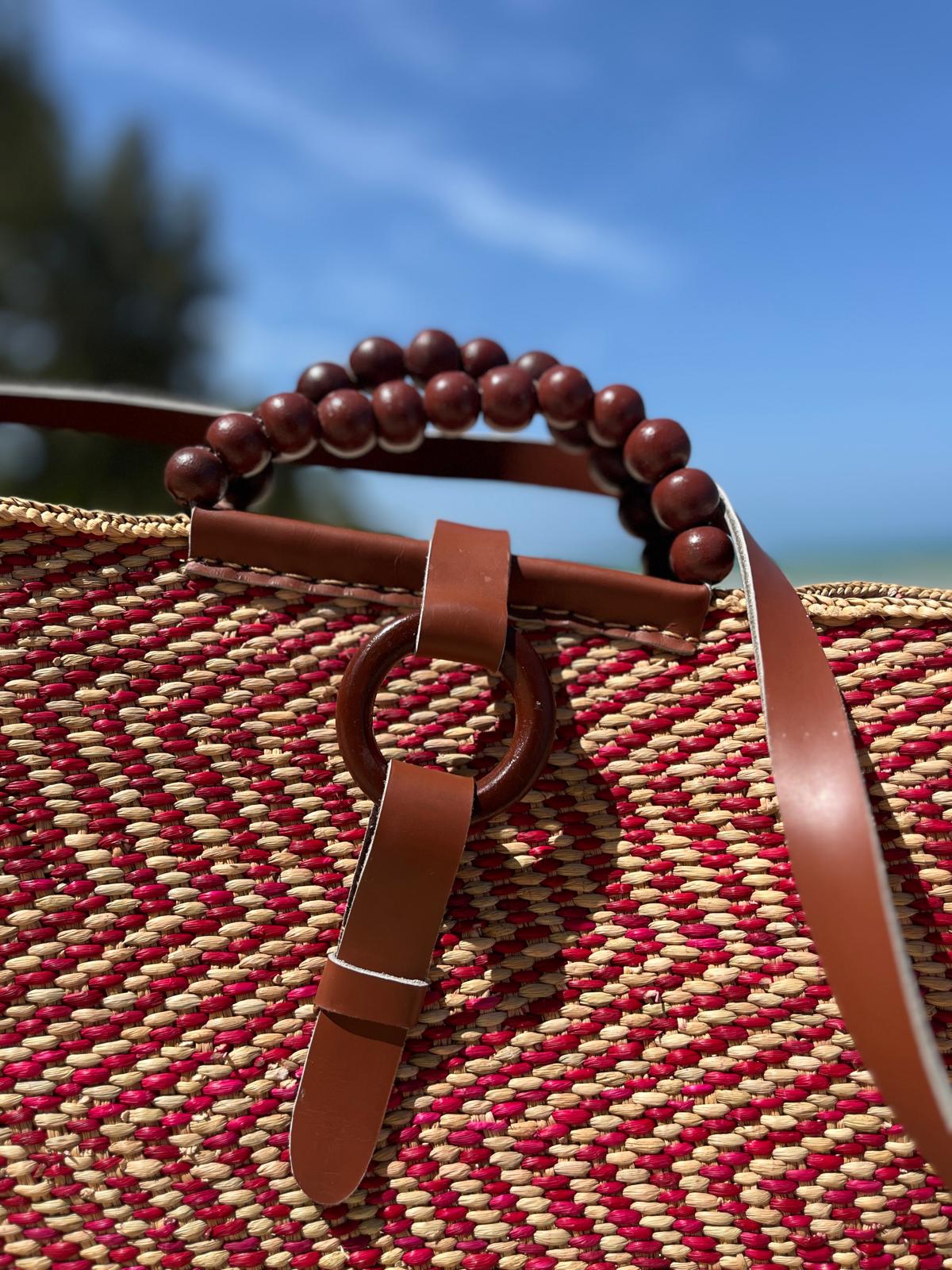 Milulu Grass Handwoven Tote Bag – African Artisan Beach Shopper