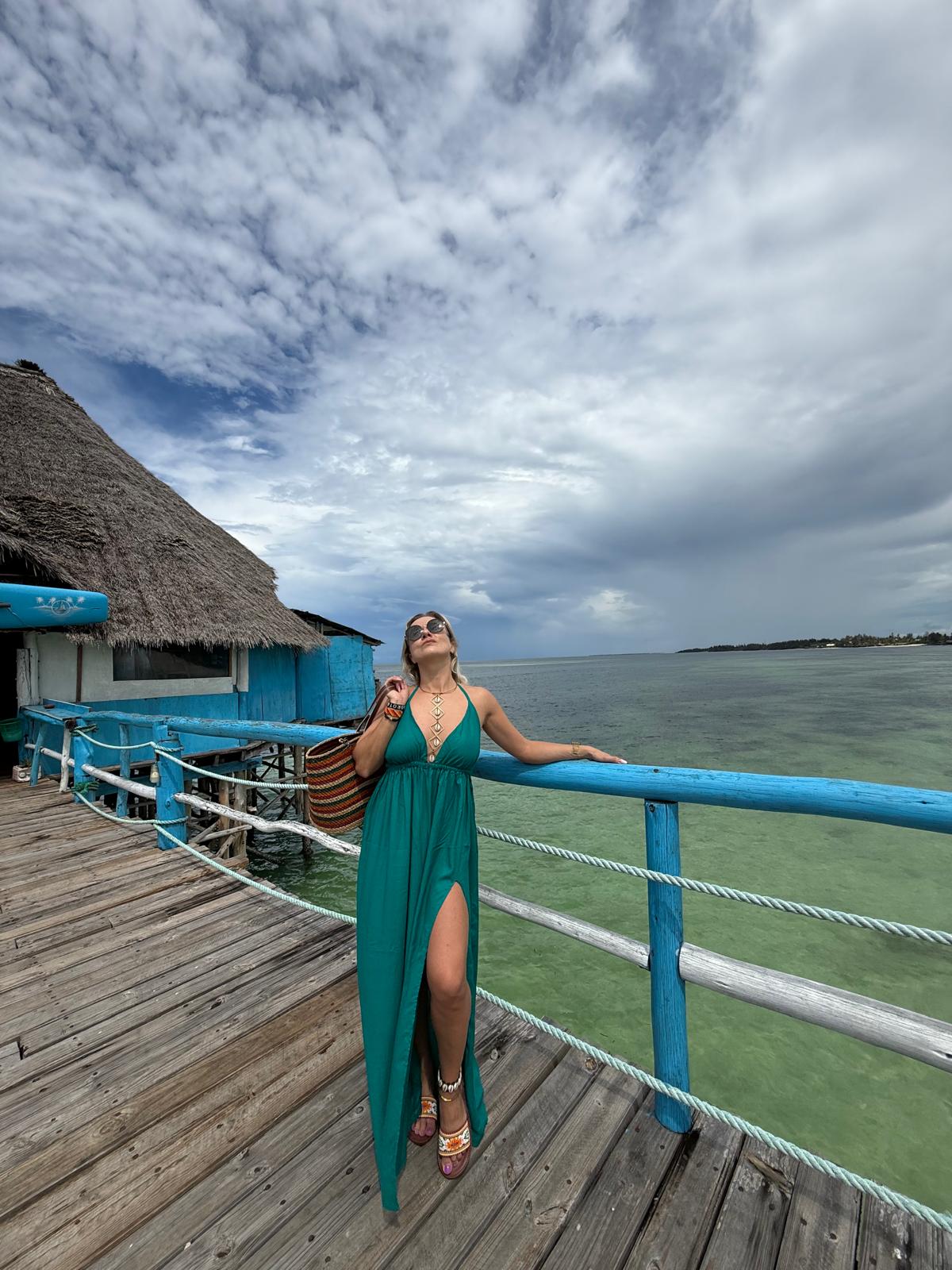 Wrap Dress Turquoise