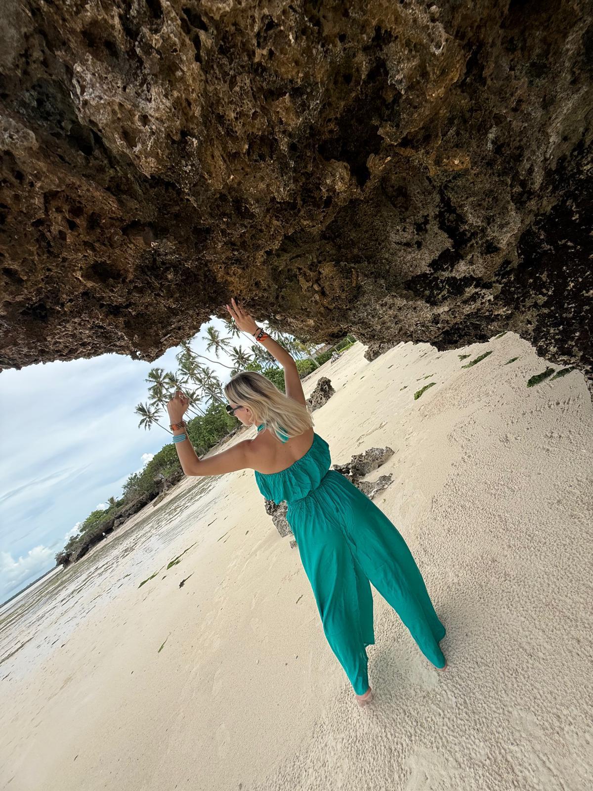 Half Top & Pants Turquoise