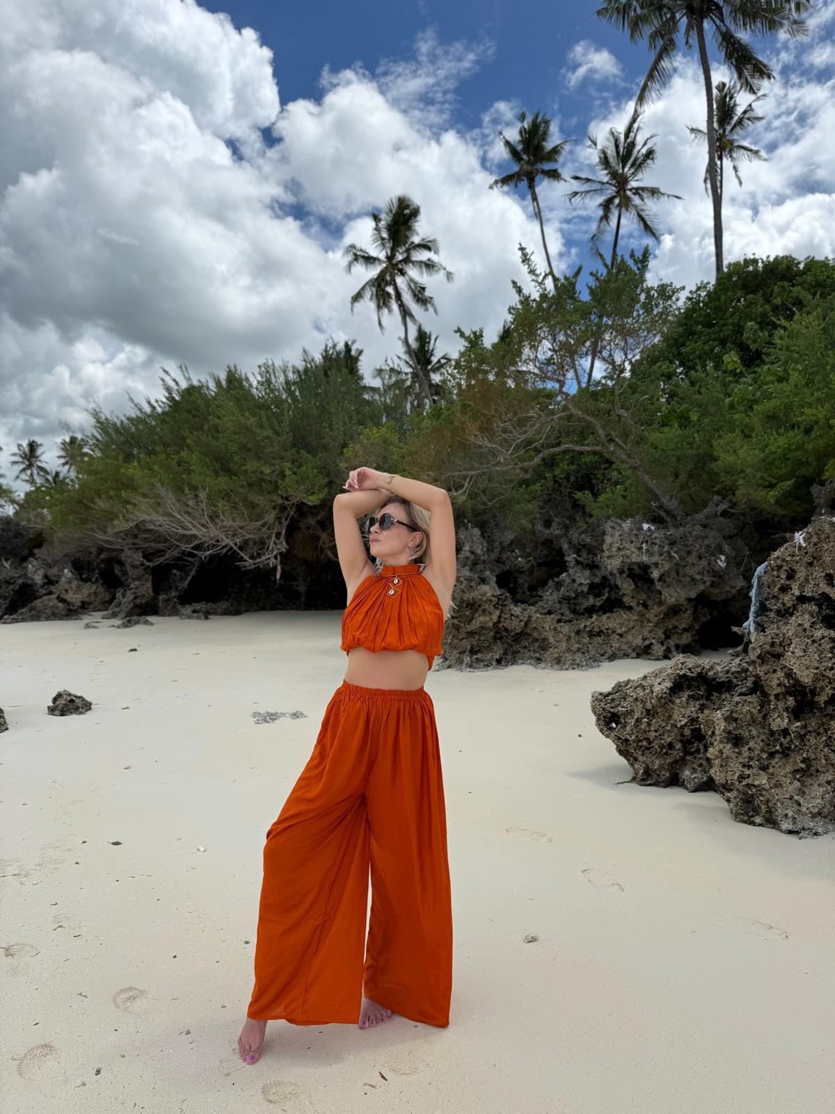 Pullneck Top & Pants Bungurdy