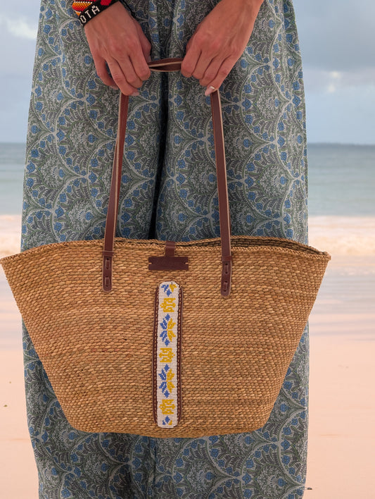 Handmade Milulu Grass Bag – Authentic African Craft