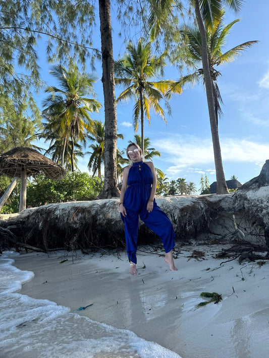 Summer Jumpsuit Royal Blue